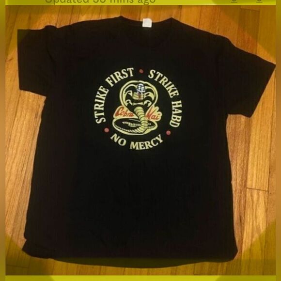 Tops - Black Cobra Strike T-Shirt